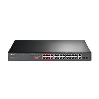 SWITCH | TP-LINK | TL-SL1226P |24 PUERTOS RJ45 10/100 MBPS POE CON 2 PUERTOS RJ45 GIGABIT Y 2 RANURAS SFP GIGABIT COMBO | NO ADMINISTRABLE | PARA RACK 19 PULGADAS SWITCH | TP-LINK | TL-SL1226P |24 PUERTOS RJ45 10/100 MBPS POE CON 2 PUERTOS RJ45 GIGABIT Y 2 RANURAS SFP GIGABIT COMBO | NO ADMINISTRABLE | PARA RACK 19 PULGADAS